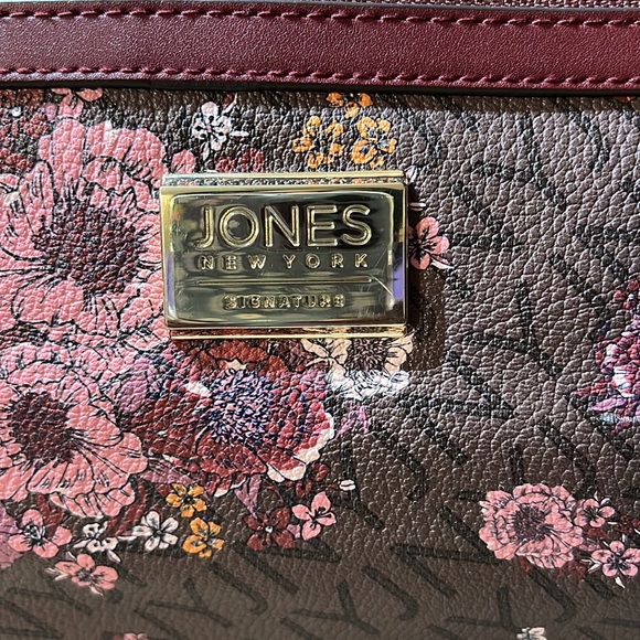 🎉HP🎉Jones New York Signature Floral Satchel/Handbag - Picture 3 of 10